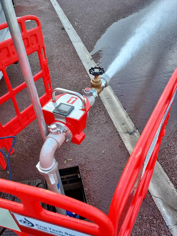 Fire hydrant testing eng tech services
